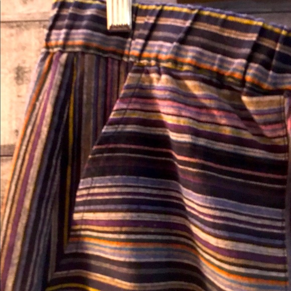 Mod-O-Doc Women's Stripe Button Front Peasant Skirt, Navy. XL - Picture 8 of 16